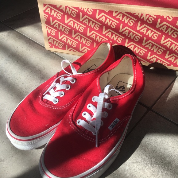 red vans laces